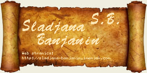 Slađana Banjanin vizit kartica